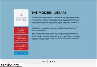 modernlibrary.com