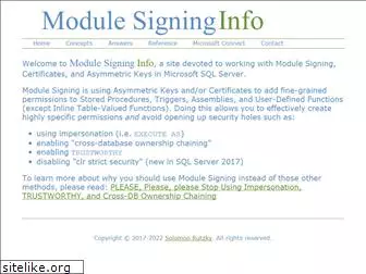 modulesigning.info