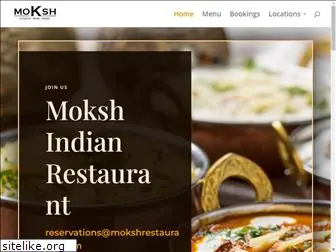 mokshrestaurants.com
