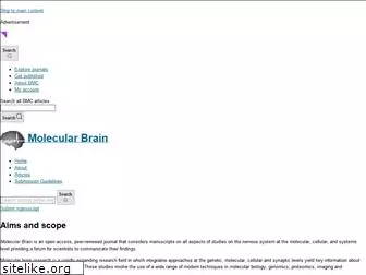 molecularbrain.biomedcentral.com