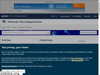 molecularneurodegeneration.biomedcentral.com