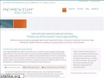 momentumlegalstaffing.com