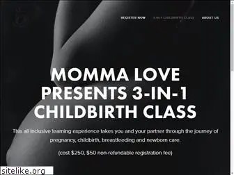 mommalovebirthclass.com