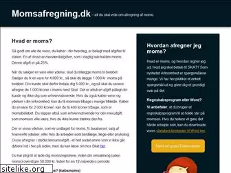 momsafregning.dk