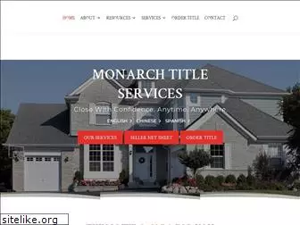 monarchtitleservice.com