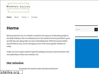 monetarysection.com