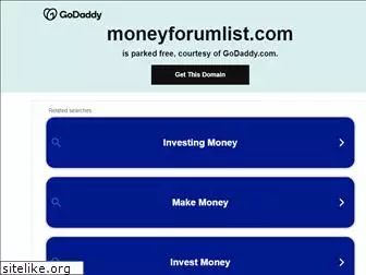 moneyforumlist.com