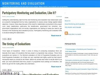 monitoring-and-evaluation.blogspot.com