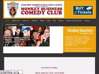 monkeybusinesscomedyclub.co.uk