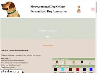 monogrammeddogcollars.com