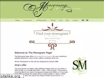 monogrampage.com