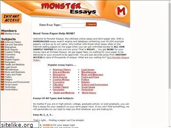 monsteressays.com