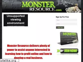 monsterresource.com