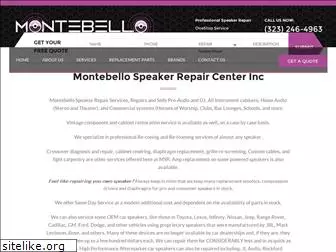 montebellospeakerrepair.com