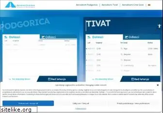 montenegroairports.com