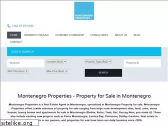 montenegroproperties.com