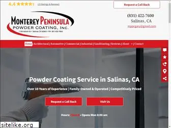 montereypeninsulapowdercoating.com