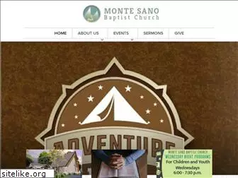 montesanobaptist.com