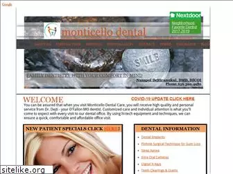 monticellodental.com