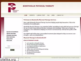 monticelloptservices.com