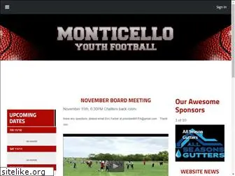 monticelloyouthfootball.com