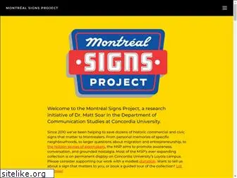 montrealsignsproject.ca