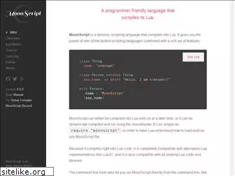 moonscript.org