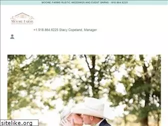 moorefarmsrusticweddings.com