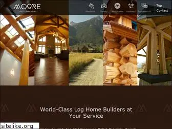 moorelogandtimberhomes.com