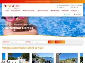 moraira-holidayhomes.com