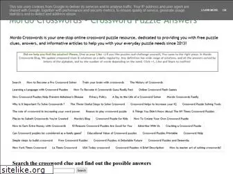mordocrosswords.com