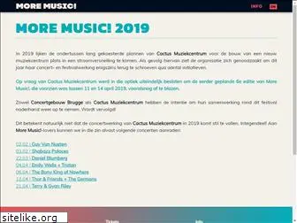 www.moremusicfestival.be