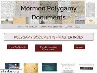 mormonpolygamydocuments.org