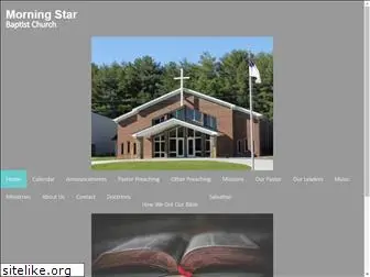 morningstarbaptistchurch.com