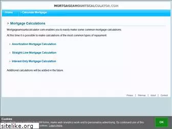 mortgageamountscalculator.com