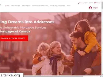 mortgagesofcanada.ca