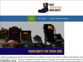 mostcomfortableworkboots.net