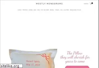 mostlymonograms.com