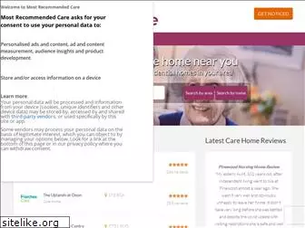 mostrecommendedcare.co.uk