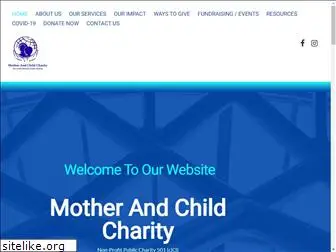 motherandchildcharity.com