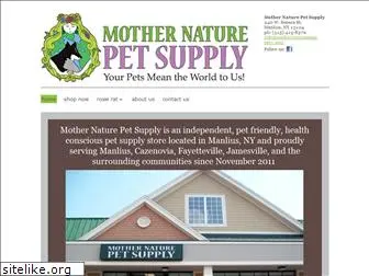 mothernaturepetsupply.com