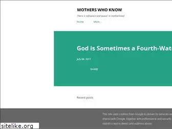 www.mothers-who-know.blogspot.com
