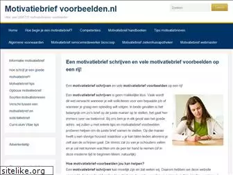 motivatiebrief-voorbeelden.nl