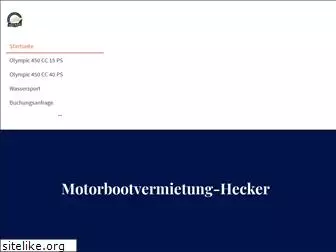 motorbootvermietung-hecker.de