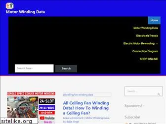 motorcoilwindingdata.com