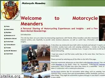 motorcyclemeanders.com