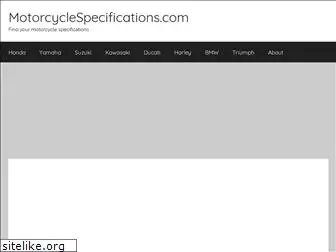 motorcyclespecifications.com