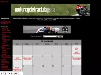 motorcycletrackdays.ca