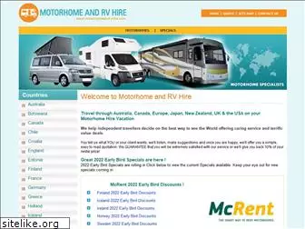 motorhomeandrvhire.com