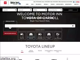 motorinntoyotaofcarroll.com